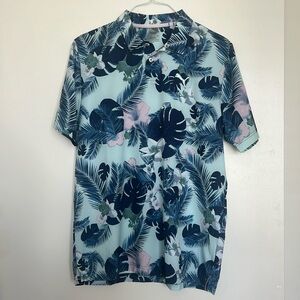 Puma Hawaiian Print Golf Shirt